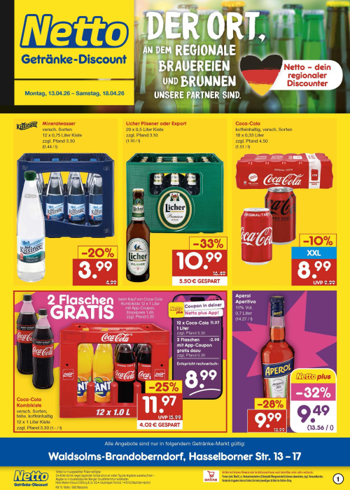 Getränkemarkt in deiner Nähe