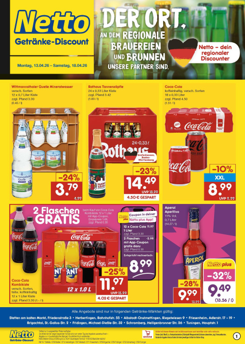 Getränkemarkt in deiner Nähe