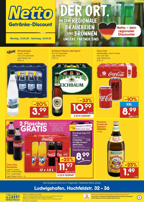 Getränkemarkt in deiner Nähe