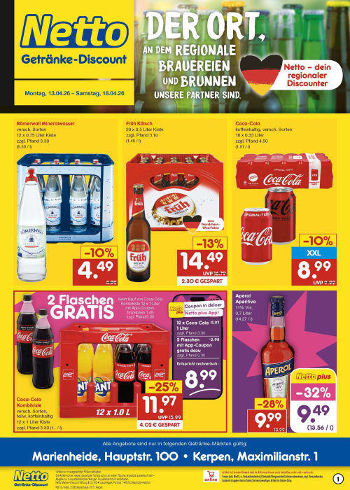 Getränkemarkt in deiner Nähe