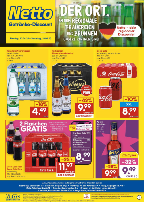 Getränkemarkt in deiner Nähe