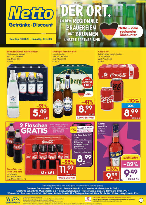 Getränkemarkt in deiner Nähe