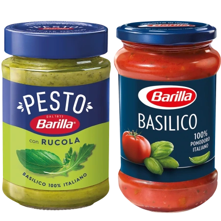 Barilla Pesto oder Pastasauce