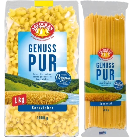 3 Glocken Genuss Pur Teigwaren