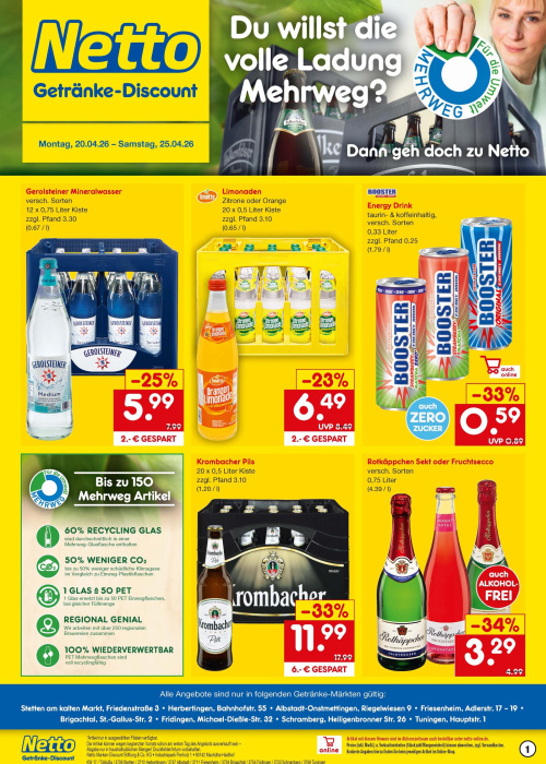 Getränkemarkt in deiner Nähe