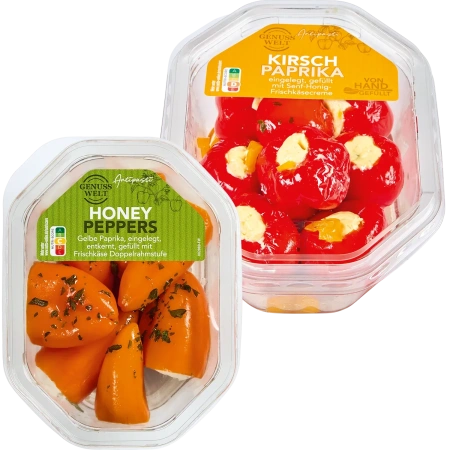 Antipasti oder Kirschpaprika