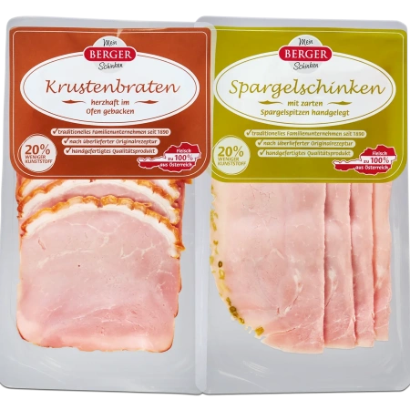 Krustenbraten oder Spargelschinken