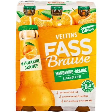 Veltins Fassbrause Mandarine-Orange