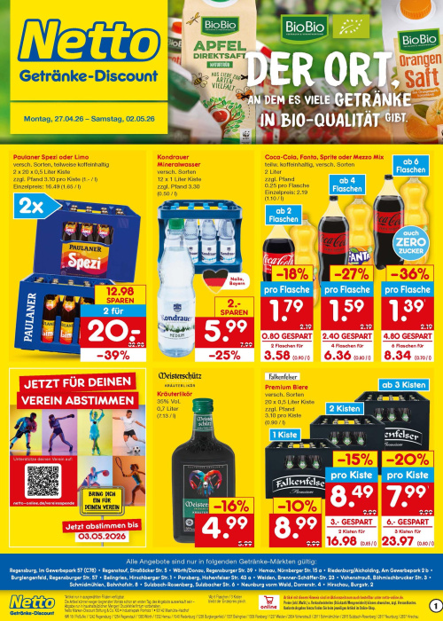 Getränkemarkt in deiner Nähe