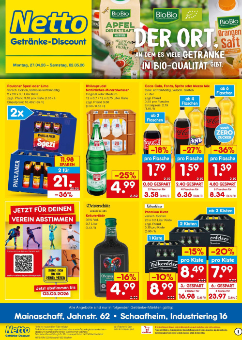 Getränkemarkt in deiner Nähe