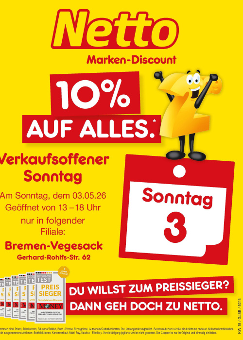 Verkaufsoffener Sonntag deiner Nähe