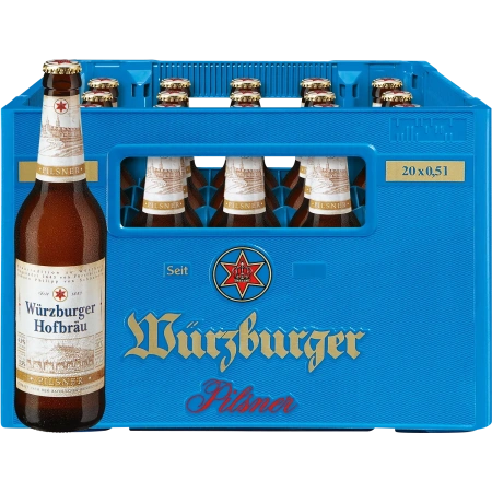 Würzburger Hofbräu Pilsner oder Hell