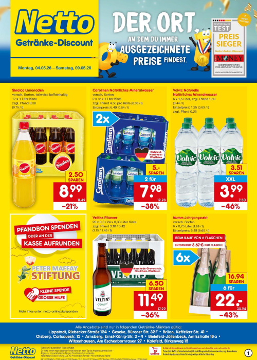 Getränkemarkt in deiner Nähe
