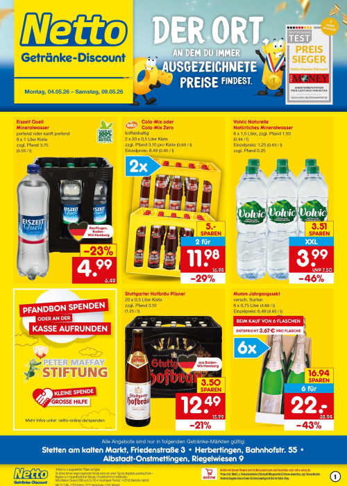 Getränkemarkt in deiner Nähe