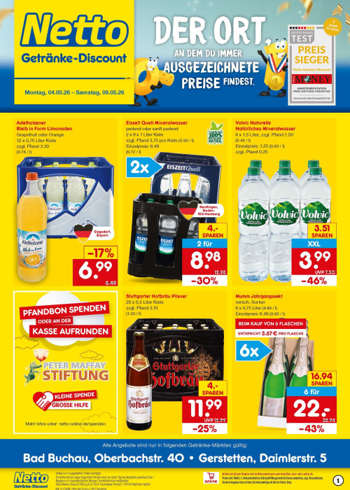 Getränkemarkt in deiner Nähe