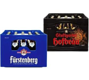 Fürstenberg Premium Pilsener, Alkoholfrei oder Stuttgarter Hofbräu Pilsener, Alkoholfrei