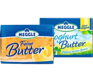 Meggle Feine Butter oder Joghurtbutter