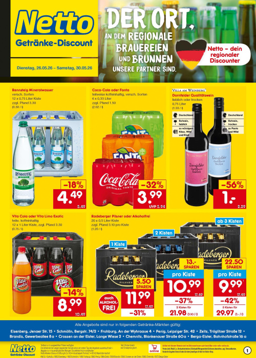 Getränkemarkt in deiner Nähe