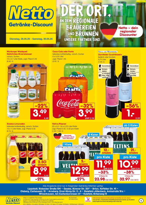 Getränkemarkt in deiner Nähe
