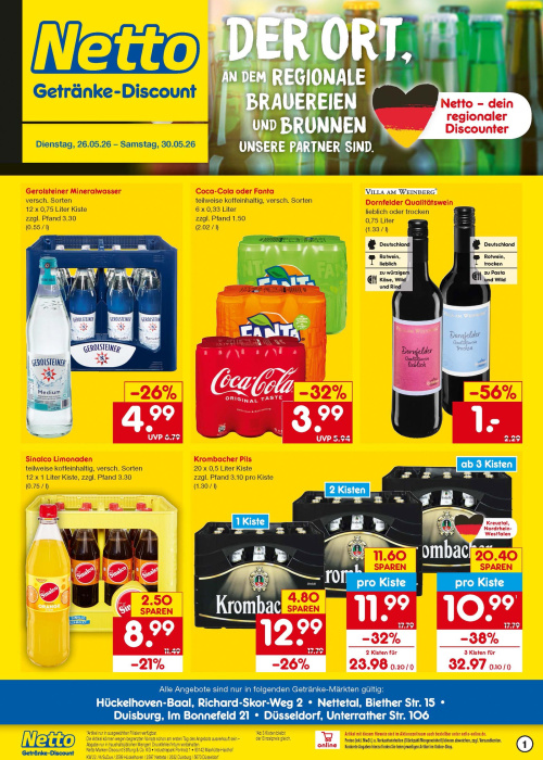 Getränkemarkt in deiner Nähe