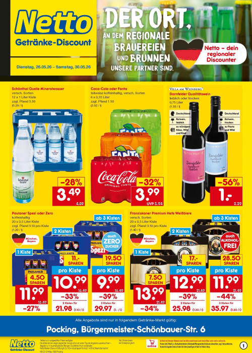 Getränkemarkt in deiner Nähe