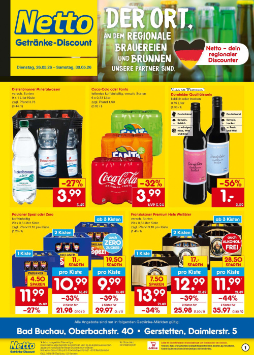 Getränkemarkt in deiner Nähe