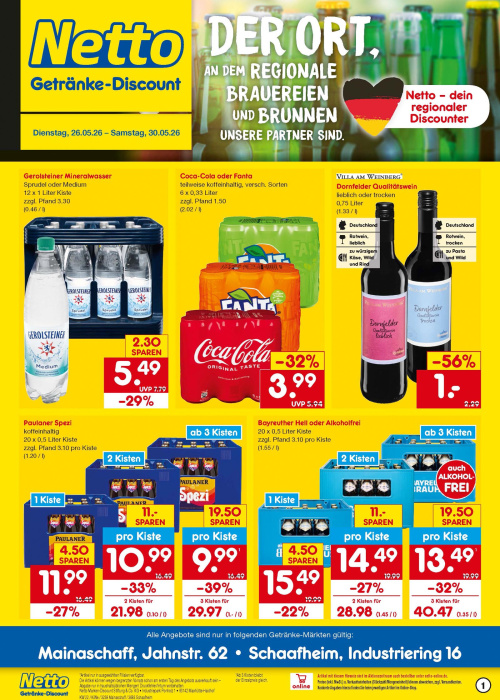 Getränkemarkt in deiner Nähe