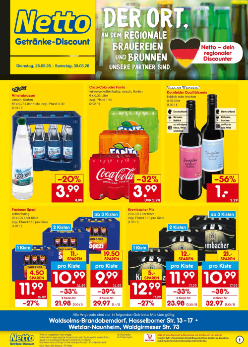 Getränkemarkt in deiner Nähe