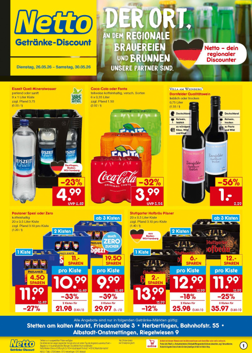Getränkemarkt in deiner Nähe