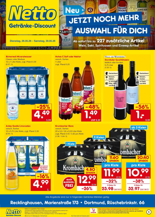 Getränkemarkt in deiner Nähe