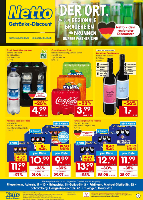 Getränkemarkt in deiner Nähe