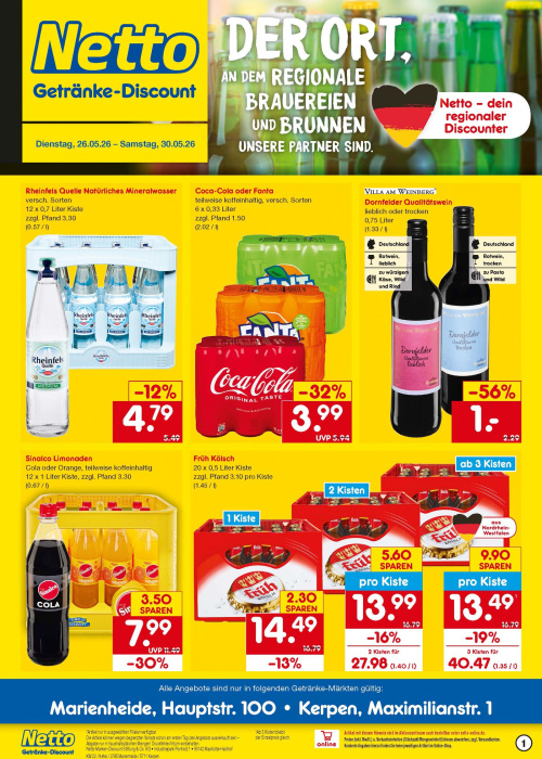 Getränkemarkt in deiner Nähe