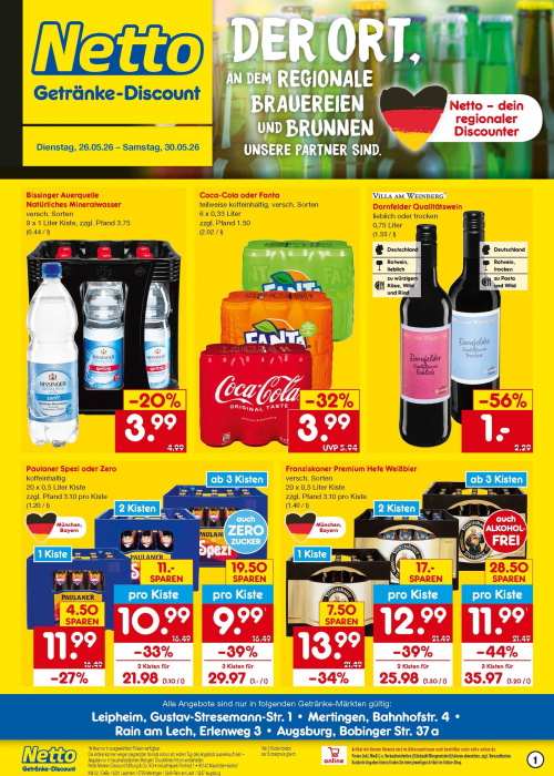 Getränkemarkt in deiner Nähe