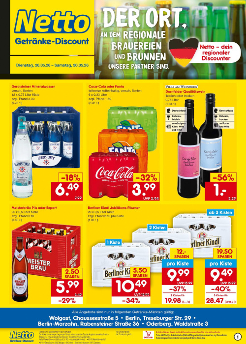 Getränkemarkt in deiner Nähe