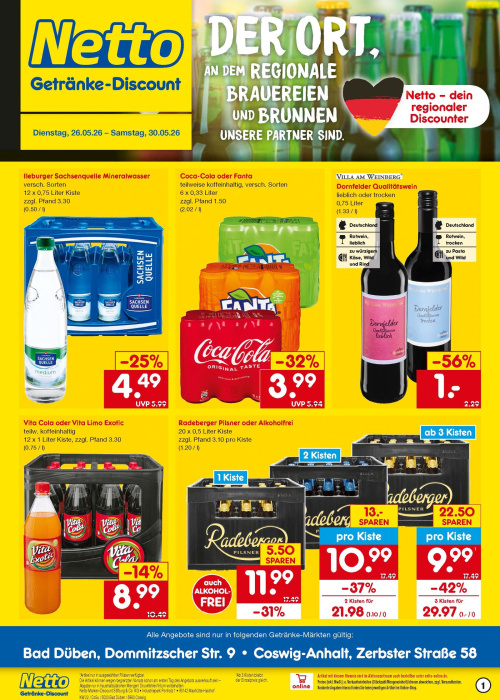 Getränkemarkt in deiner Nähe