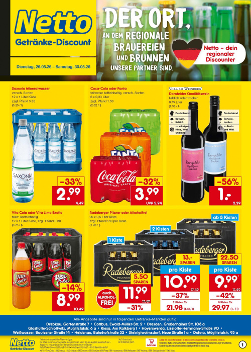 Getränkemarkt in deiner Nähe