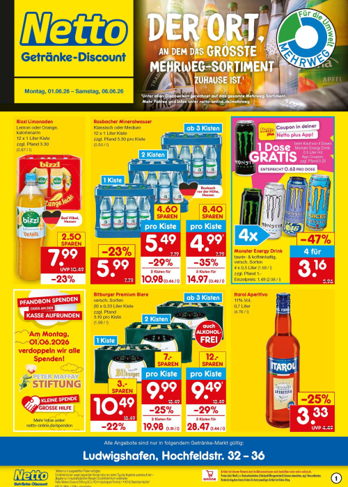Getränkemarkt in deiner Nähe