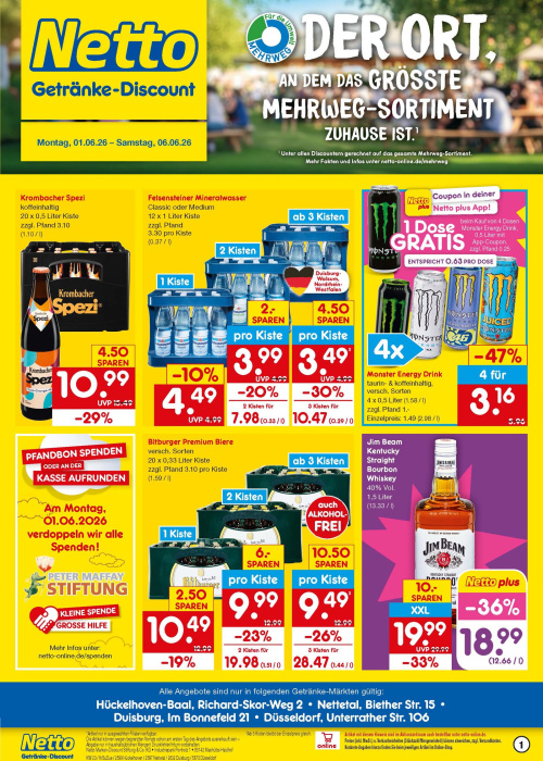 Getränkemarkt in deiner Nähe