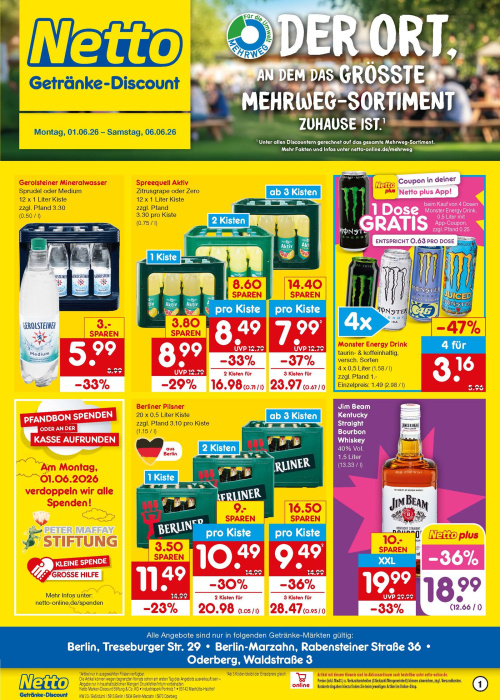 Getränkemarkt in deiner Nähe