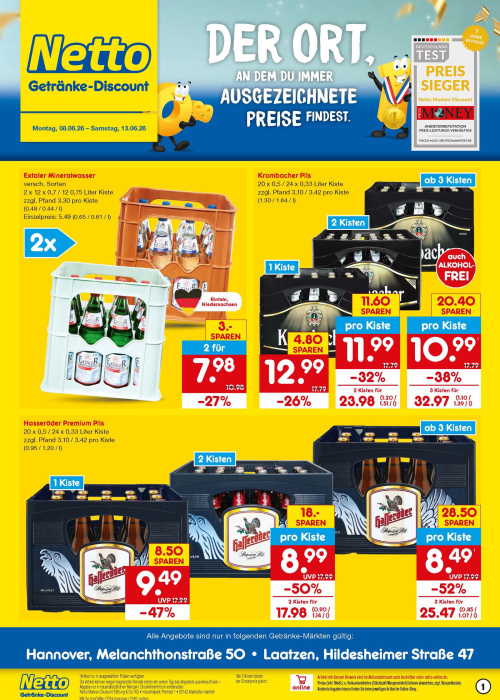 Getränkemarkt in deiner Nähe