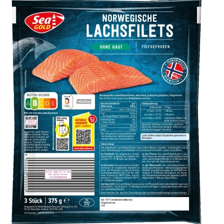 Norwegische Lachsfilets