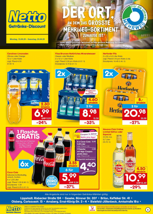 Getränkemarkt in deiner Nähe