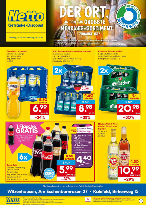 Getränkemarkt in deiner Nähe
