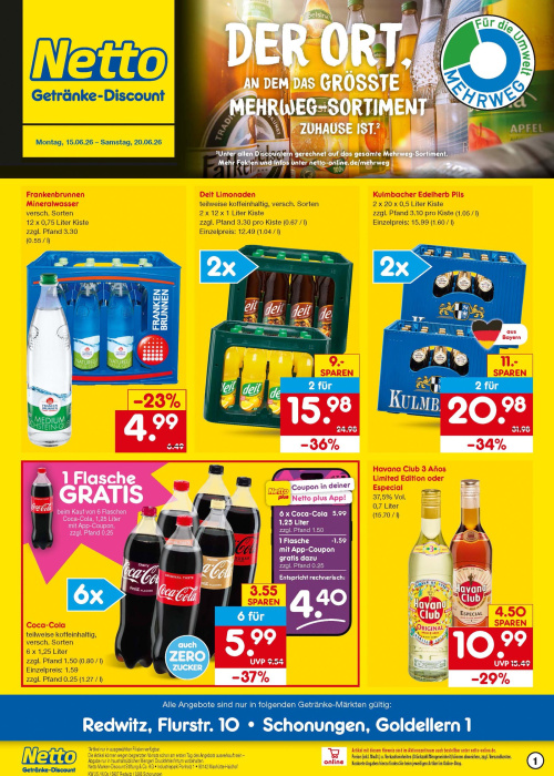 Getränkemarkt in deiner Nähe