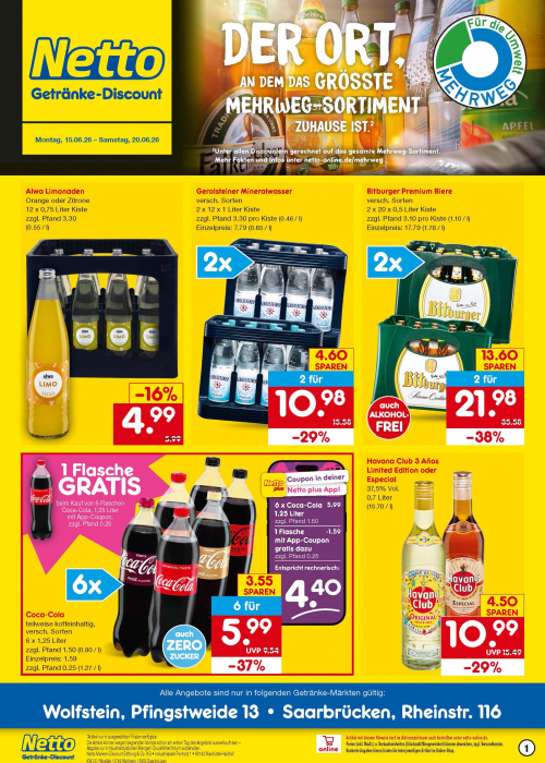 Getränkemarkt in deiner Nähe