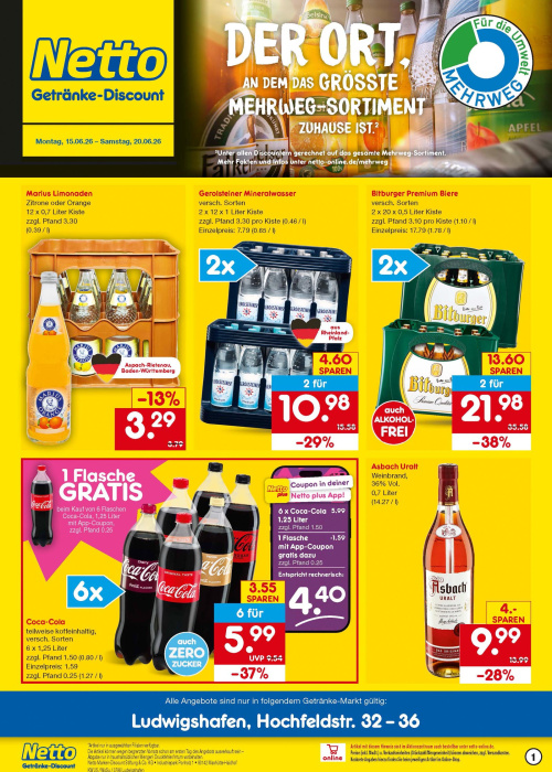 Getränkemarkt in deiner Nähe