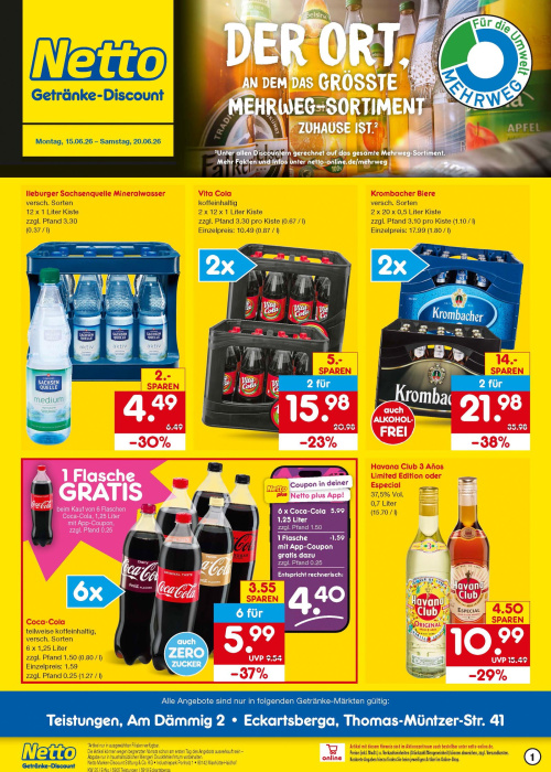 Getränkemarkt in deiner Nähe