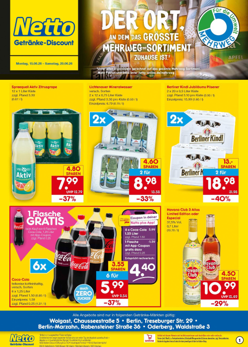 Getränkemarkt in deiner Nähe