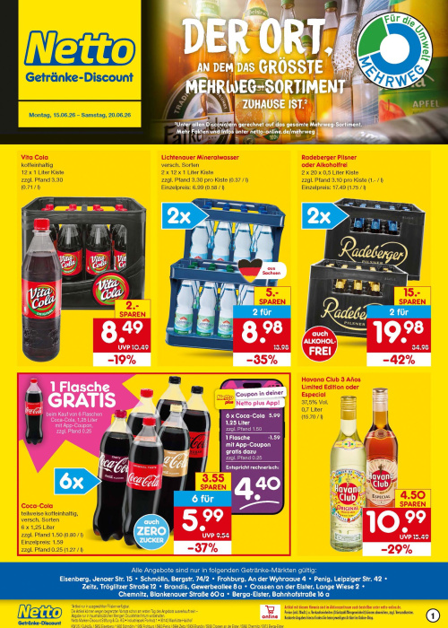 Getränkemarkt in deiner Nähe