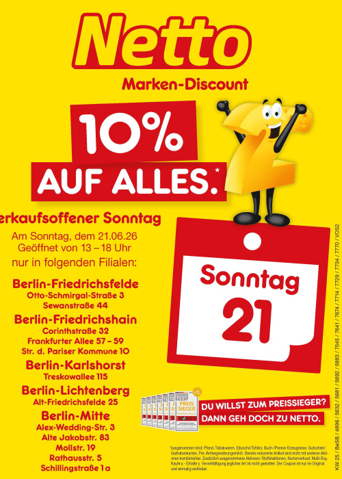 Verkaufsoffener Sonntag deiner Nähe